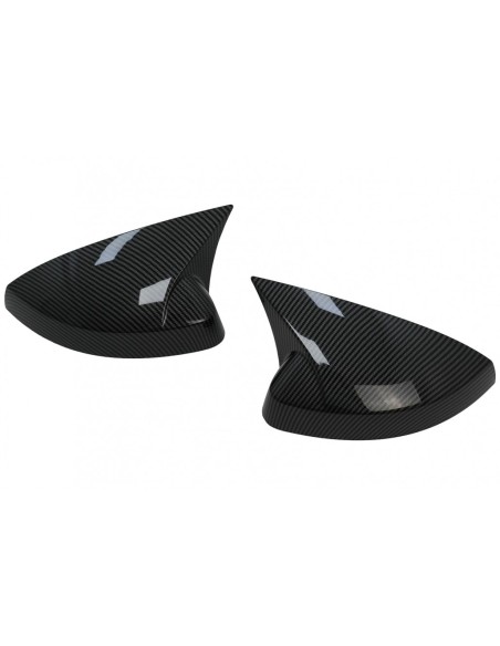Cover specchietto per Audi A3 8V RS3 Cabriolet Limousine Sportback (12-19) Bat Look Carbon