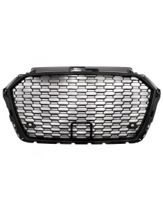 Griglia anteriore Badgeless per Audi A3 8V Facelift (17-18) in finitura Piano Black R 2