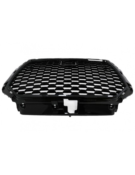 Griglia anteriore Badgeless per Audi A3 8V Facelift (17-18) in finitura Piano Black R