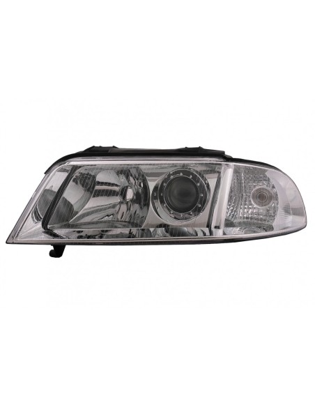 Fari anteriori cromati per Audi A4 B5 Facelift (1999-2000)
