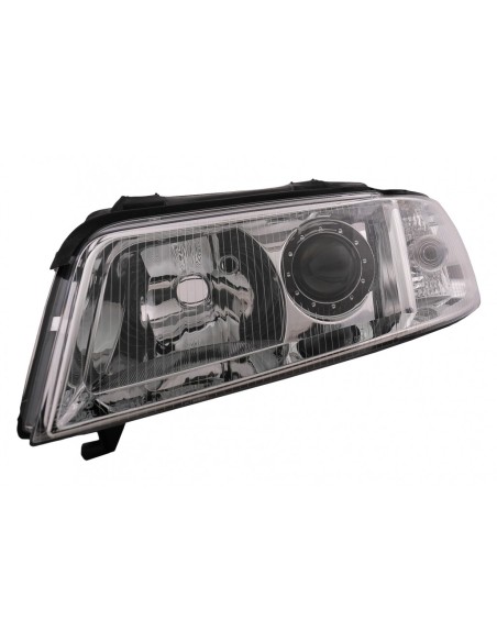 Fari anteriori cromati per Audi A4 B5 Facelift (1999-2000)