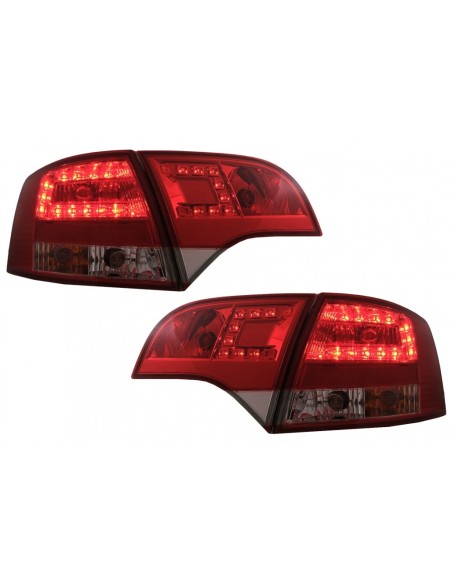 Fanali posteriori a LED rossi-chiari per Audi A4 B7 Avant 8ED (11.04-07)