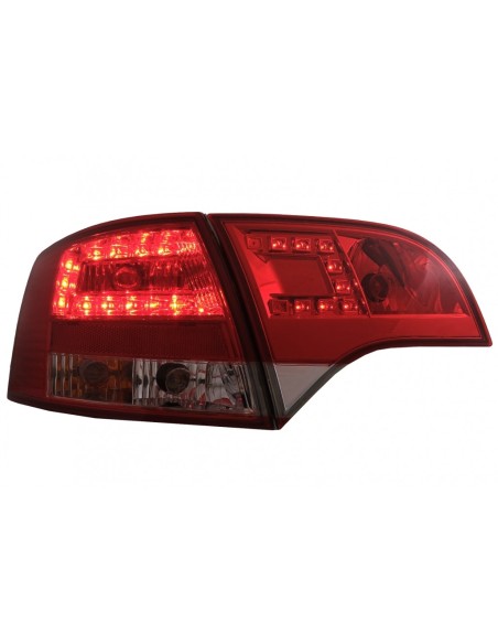 Fanali posteriori a LED rossi-chiari per Audi A4 B7 Avant 8ED (11.04-07)