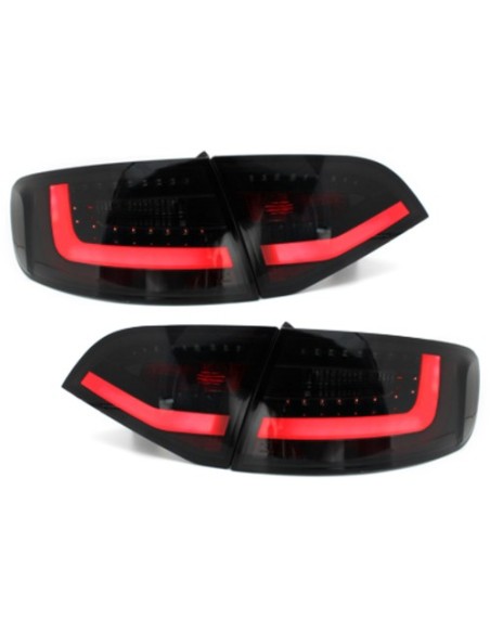 Fanali posteriori a LED neri-fumé per AUDI A4 B8 Avant (2008-2011)