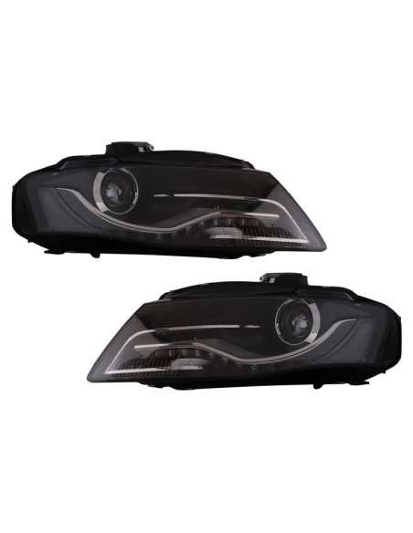 Fari LED DRL con LED Fanali posteriori Black-Smoke per AUDI A4 B8 8K Avant (2008-2011)