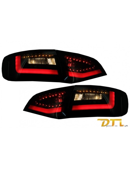 Litec LED luci posteriori nero-fumo con luce di svolta sequenziale per AUDI A4 B8 Avant (2008-2011)
