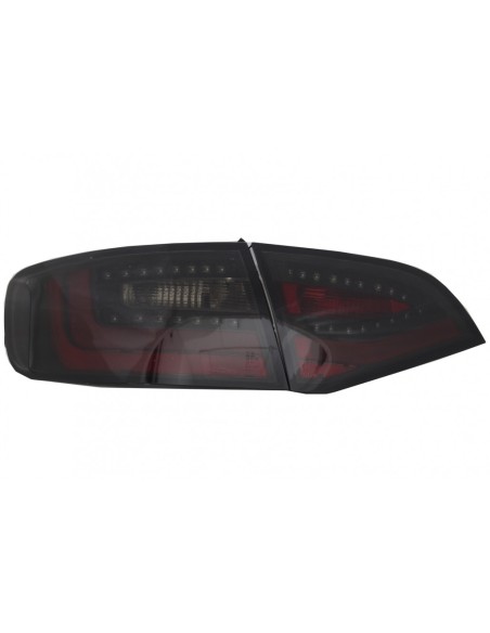 Litec LED luci posteriori nero-fumo con luce di svolta sequenziale per AUDI A4 B8 Avant (2008-2011)