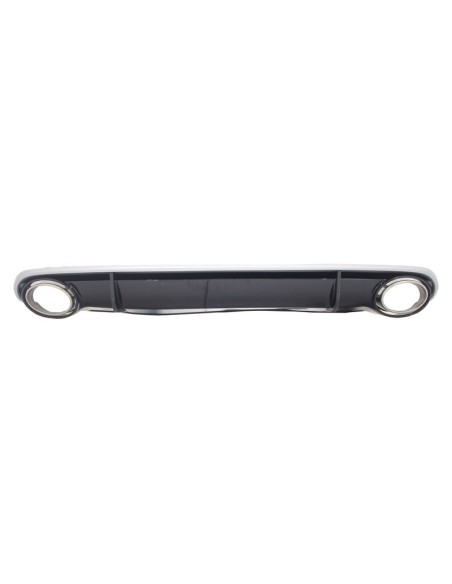 Paraurti posteriore Valance diffusore e scarico suggerimenti con luci posteriori dinamico LED nero-fumo per AUDI A4 B8