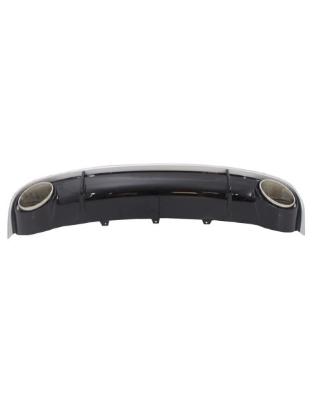Paraurti posteriore Diffusore con griglia centrale e luci posteriori a LED per AUDI A4 B8 Avant