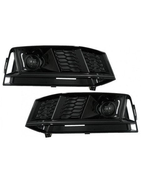 Paraurti inferiore griglia ACC copre griglie laterali per Audi A4 B9 S-Line Berlina Avant (2016-2018) Black Edition