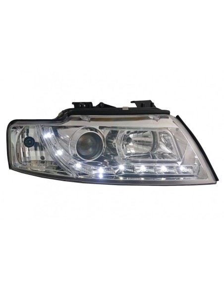 LED DRL fari per Audi A4 B6 Cabrio (2000-2006) Cromo