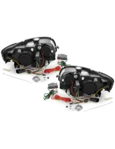 D-LITE Fari per AUDI A4 B7 luce di marcia diurna nera 2