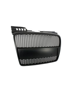 Griglia anteriore Badgeless per Audi A4 B7 (2004-2008) Nero opaco 2