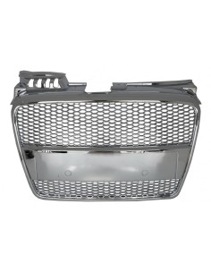 Badgeless griglia anteriore per Audi A4 B7 Limousine Avant Cabrio (04-09) Cromo