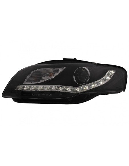 Fari a LED per Audi A4 B7 (11.04-03.08) Nero