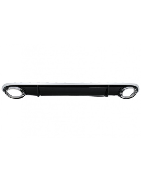 Paraurti posteriore con diffusore Valance e suggerimenti di scarico per Audi A4 B8 Limousine Avant Pre Facelift (07-11)
