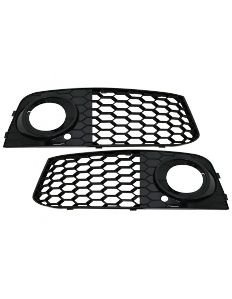 Fendinebbia copre le griglie laterali per Audi A4 B8 8K (07-11) RS4 Look - Glossy Black Edition
