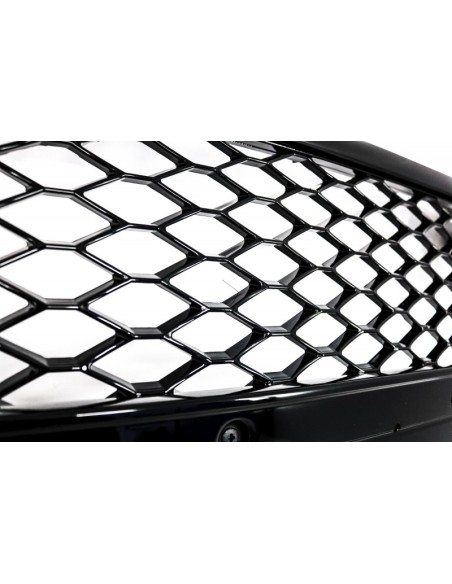 Badgeless griglia anteriore con fendinebbia copre griglie laterali per Audi A4 B8 (08-11) RS4