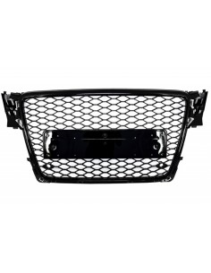 Badgeless anteriore griglia con coperture per lampade fendinebbia e fari a LED diurni per AUDI A4 B8 (08-11) 2