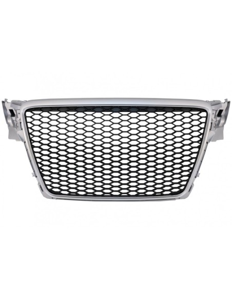 Calandra anteriore Badgeless per AUDI A4 B8 (07-12) Argento