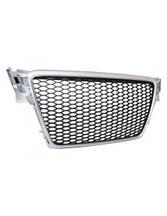 Calandra anteriore Badgeless per AUDI A4 B8 (07-12) Argento 2