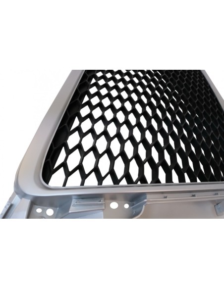 Calandra anteriore Badgeless per AUDI A4 B8 (07-12) Argento