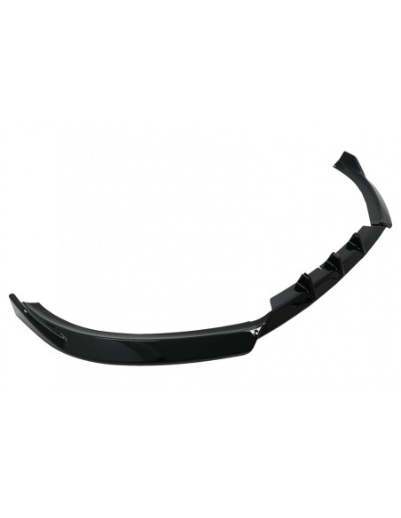Paraurti anteriore Add-On Spoiler Lip per Audi A4 B8 (07-12) Berlina Avant, Piano Nero