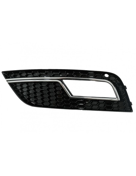 Fari fendinebbia per Audi A4 B8 facelift (12-15), Cromo nero