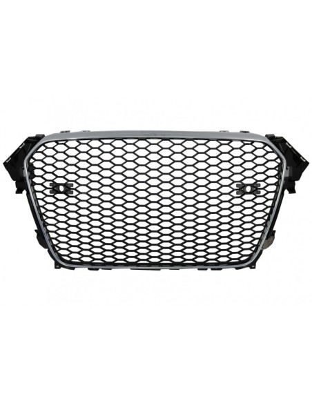 Calandra anteriore Badgeless per AUDI A4 B8 Facelift (12-15) RS Design, con o senza PDC