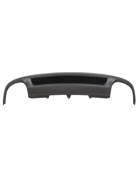 Paraurti posteriore Valance diffusore d'aria per Audi A4 B8 Facelift Limousine Avant (12-15) w/ silenziatore di scarico