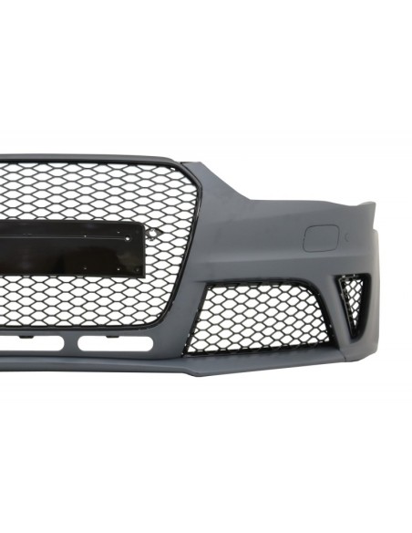 Paraurti anteriore per AUDI A4 B8 Facelift (12-15) w/ paraurti posteriore Valance diffusore d'aria e scarico tubi di coda