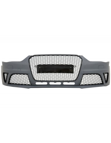 Paraurti anteriore w/ Diffusore posteriore e silenziatore di scarico suggerimenti per Audi A4 B8 berlina Facelift (12-15)