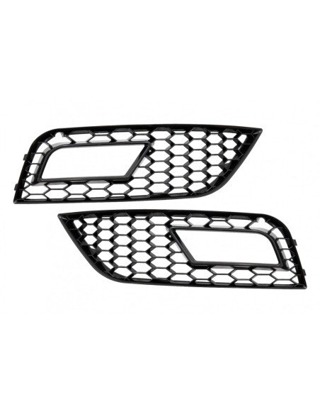 Fari fendinebbia per Audi A4 B8 Facelift (12-15) Nero