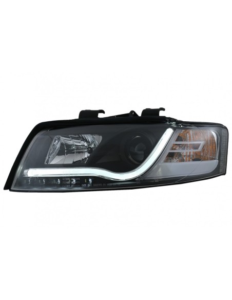 Fari LED DRL per Audi A4 8E (10.00-10.04) Luci di marcia diurna Nero