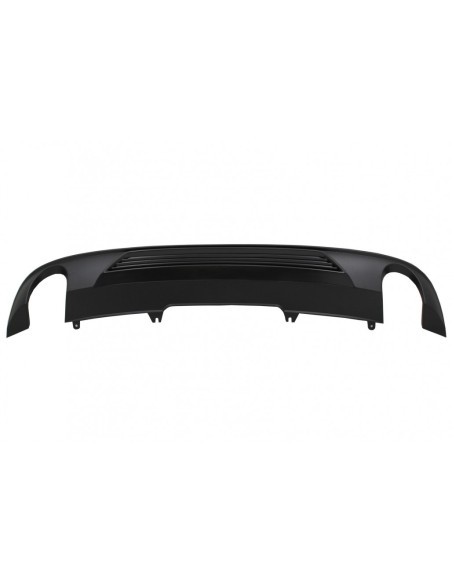 Valance Diffusore Paraurti Posteriore Audi A4 B9 8W (16-18), Design Sport Nero
