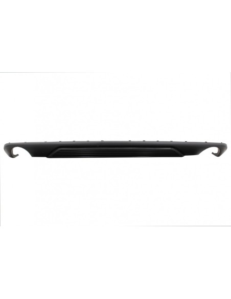 Valance Diffusore Paraurti Posteriore Audi A4 B9 8W (16-18), Design Sport Nero