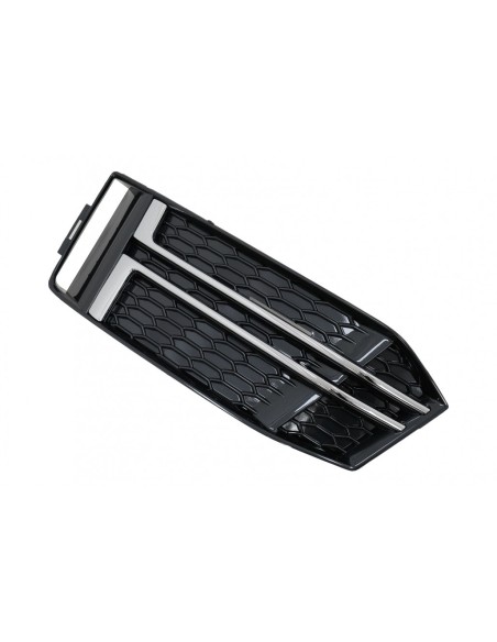 Griglia Copre Griglie Laterali Audi A4 B9 Avant (16-18), S-Line Silver
