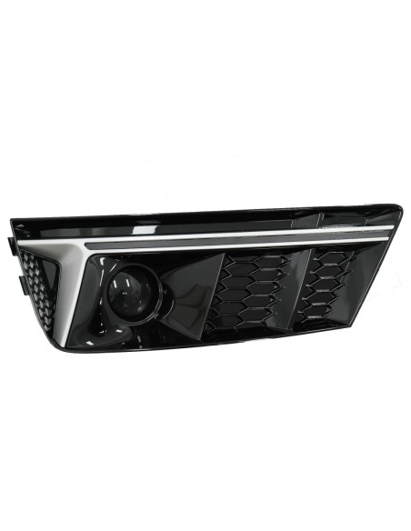 Copertura inferiore griglia ACC per Audi A4 B9 Avant (16-18), Edizione Silver
