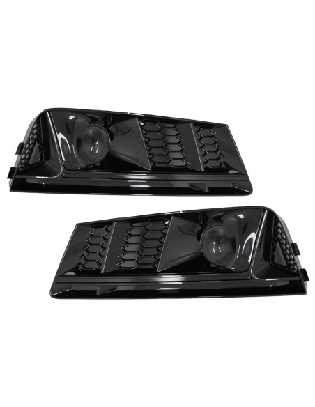 Copertura inferiore griglia ACC per Audi A4 B9 Avant (16-18), Edizione Nera