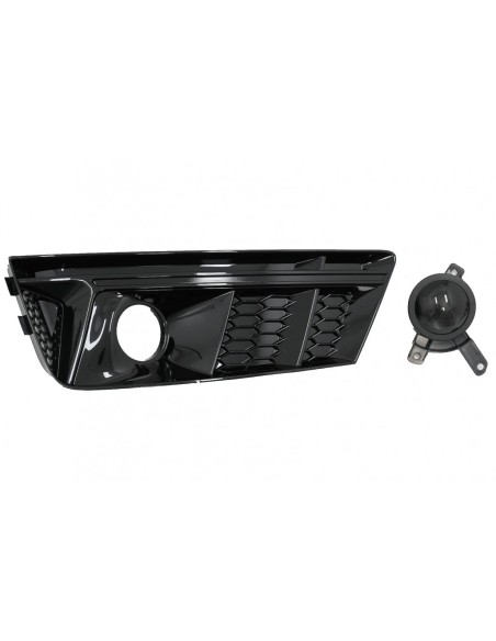 Copertura inferiore griglia ACC per Audi A4 B9 Avant (16-18), Edizione Nera