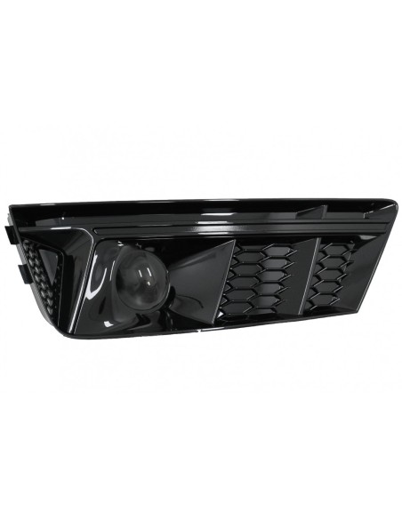 Copertura inferiore griglia ACC per Audi A4 B9 Avant (16-18), Edizione Nera