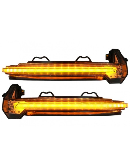 Indicatori LED dinamici Osram Full LED per specchietti per Audi A4 S4 RS4 B9 (15-) Audi A5 S5 RS5 F5 (17-), Nero