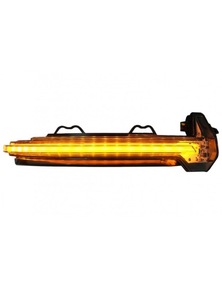 Indicatori LED dinamici Osram Full LED per specchietti per Audi A4 S4 RS4 B9 (15-) Audi A5 S5 RS5 F5 (17-), Nero