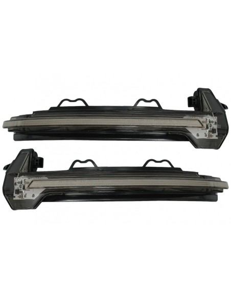 Indicatori LED dinamici Osram Full LED per specchietti per Audi A4 S4 RS4 B9 (15-) Audi A5 S5 RS5 F5 (17-), Nero