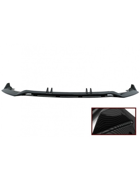 Spoiler labbro aggiuntivo paraurti anteriore per Audi A4 B9 8W S-Line (16-18), Effetto Carbonio