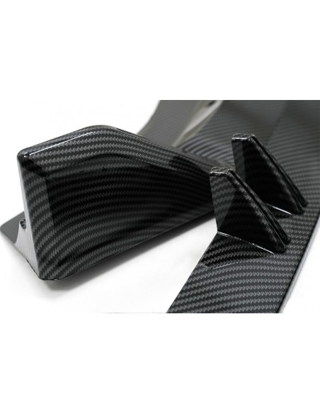 Spoiler labbro aggiuntivo paraurti anteriore per Audi A4 B9 8W S-Line (16-18), Effetto Carbonio