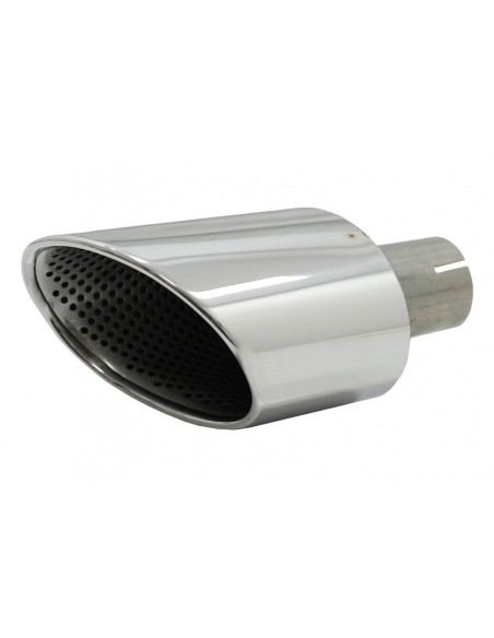 Suggerimenti scarico marmitta Tubi di coda per Audi A4 B9 (16-19) A5 F5 (17-), Cromo