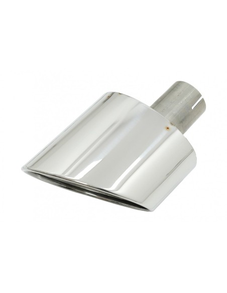 Suggerimenti scarico marmitta Tubi di coda per Audi A4 B9 (16-19) A5 F5 (17-), Cromo