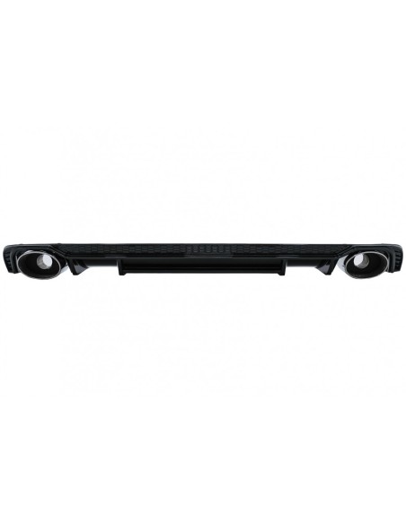 Valance Diffusore paraurti posteriore Cromo scarico per Audi A4 B9 8W (16-18) Avant