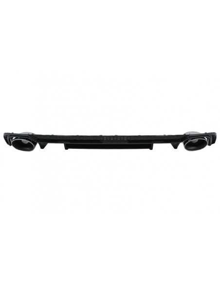Valance Diffusore paraurti posteriore Cromo scarico per Audi A4 B9 8W (16-18) Avant